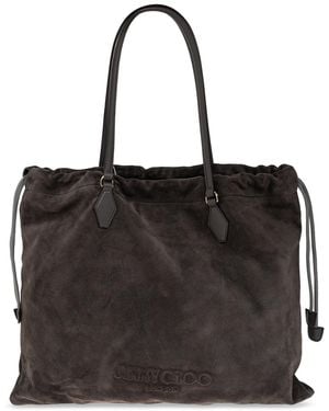 Jimmy Choo 'Drawstring Large' Bag - Black
