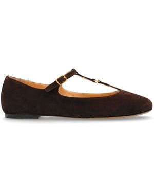 Chloé 'Marcie' Leather Ballet Flats - Brown