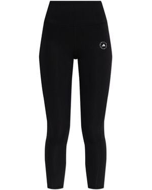 adidas By Stella McCartney Leggings With Logo - Black