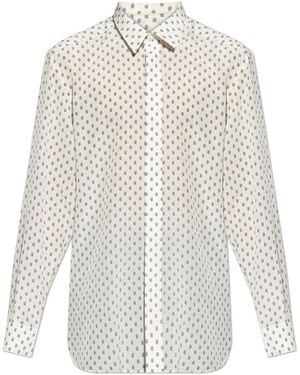 Tom Ford Patterned Shirt - White