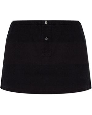 T By Alexander Wang Skirt With Shorts - Black