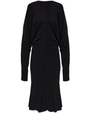 Jacquemus Long Dress 'Losange' - Black