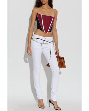 DSquared² 'Super Skinny' Jeans - White
