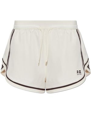 P.E Nation 'Liner' Shorts - White