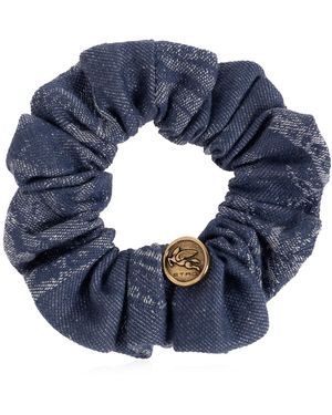 Etro Hair Tie - Blue