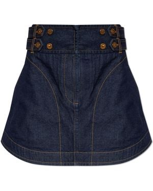 Zimmermann Denim Skirt - Blue