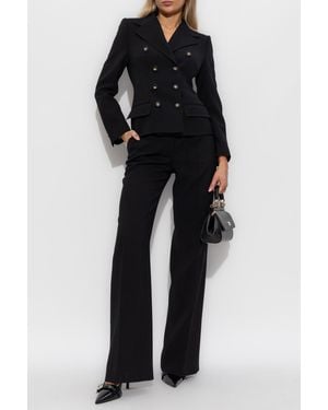Dolce & Gabbana Double-Breasted Blazer - Black