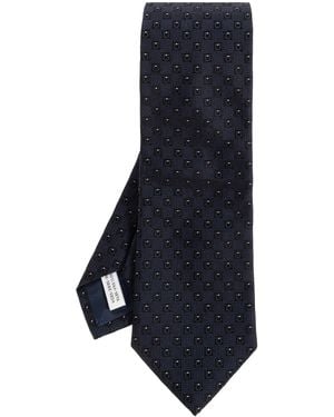 Ferragamo Silk Tie - Blue