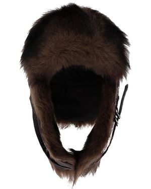 Lemaire Hat With Ear Flaps - Black