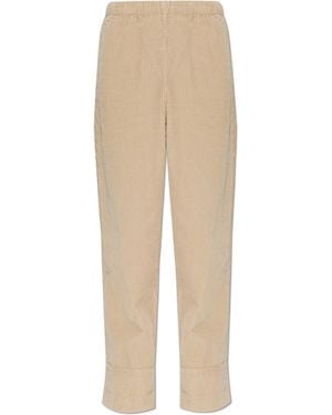 American Vintage Corduroy Trousers - Natural