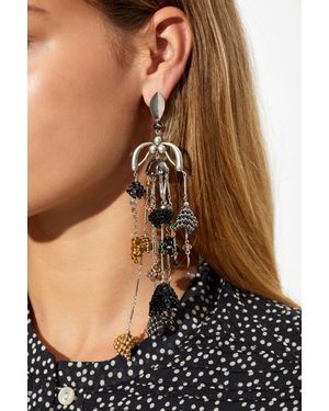 Isabel Marant Long Single Earring - Black