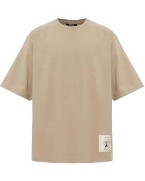 Jacquemus Cotton T-Shirt 'Torneo' - Natural
