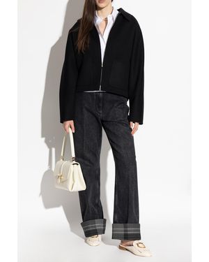 Ferragamo Wool Jacket - Black