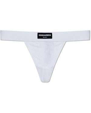 DSquared² Strings With Logo Patch - Blue