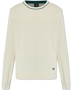 Paul Smith Crew Neck Jumper - Natural