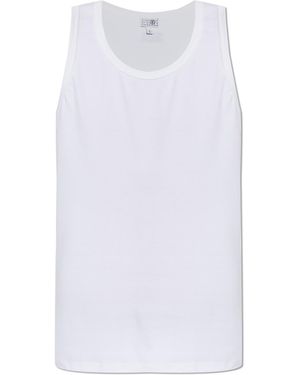 MM6 by Maison Margiela Sleeveless Underwear T-Shirt - White