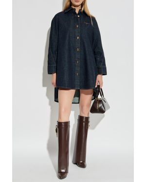 Givenchy Oversized Denim Shirt - Blue