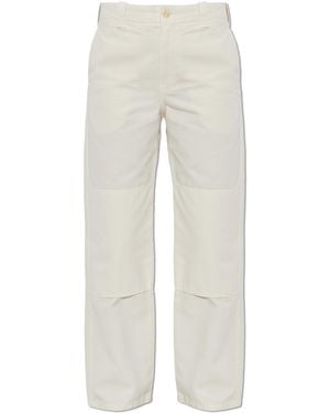 KENZO Jeans With Stitching On The Legs - White