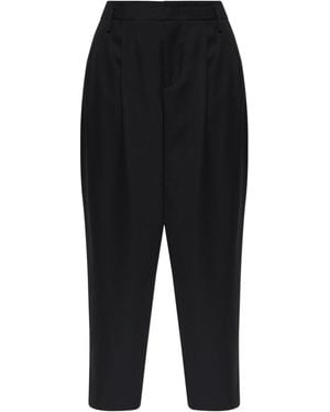 KENZO Wool Trousers - Black