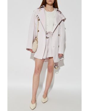 Zimmermann Belted Shorts - Gray