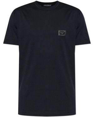 Dolce & Gabbana Leather Shirt - Black