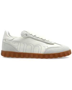 Ami Paris Sports Shoes With Logo - White