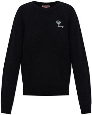 KENZO Jumper With Logo - Black