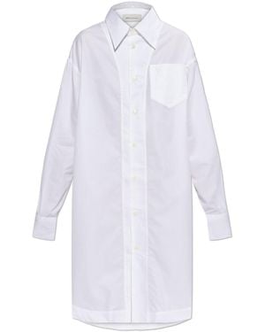 Ami Paris Shirt Dress - White