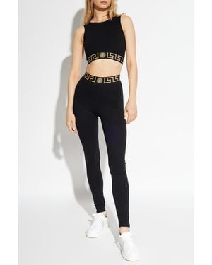 Versace Sleeveless Tops - Black