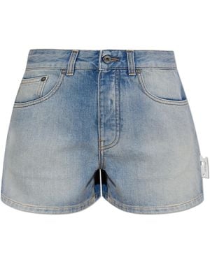 Off-White c/o Virgil Abloh Denim Shorts - Blue