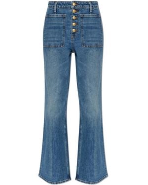 Ulla Johnson 'Lou' Flare Jeans - Blue