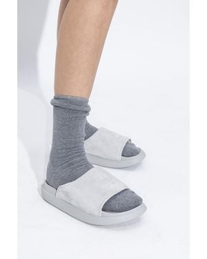 Y-3 Logo Slides - White