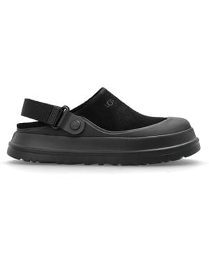 UGG 'Goldenglow Suede Clog' Shoes - Black