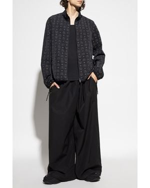 MCM Jacket With Logo - Black