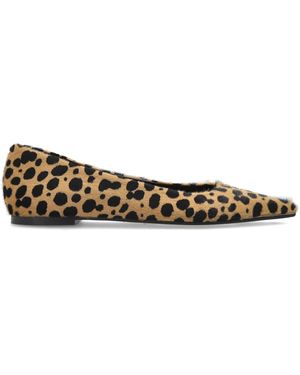 Aeyde Leather Ballet Flats 'Cassy' - White