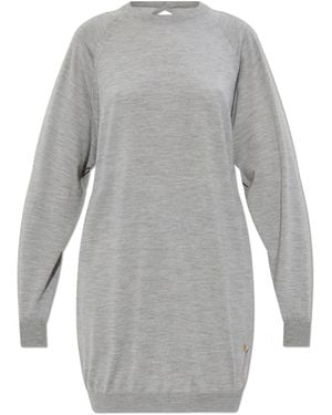 Moschino Backless Dress - Grey