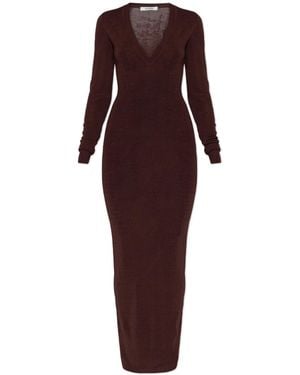 Entire studios V-Neck Dress - Purple