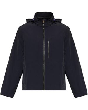 Paul Smith Jacket With Hood - Blue