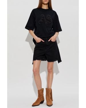 AllSaints Frankie' Denim Shorts - Black