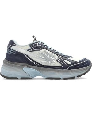 Palm Angels Sports Shoes With Logo - White