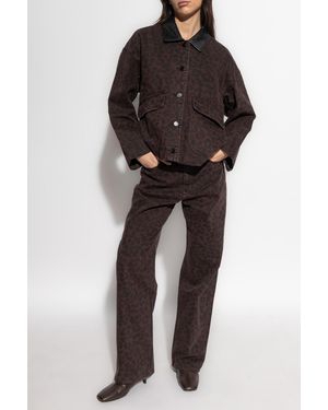 Rag & Bone Jacket With Animal Motif - Black