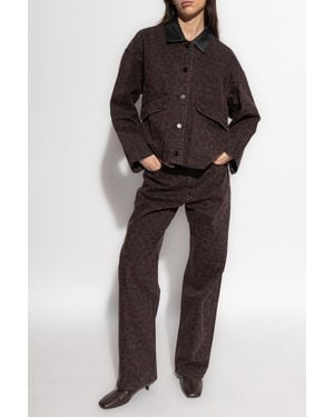 Rag & Bone Jacket With Animal Motif - Black