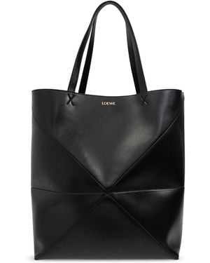 Loewe 'Fold Xl' Shopper Bag - Black