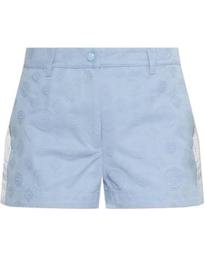 CASABLANCA Monogram Shorts - Blue