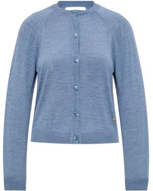 Moschino Cardigan With Cut-Out - Blue