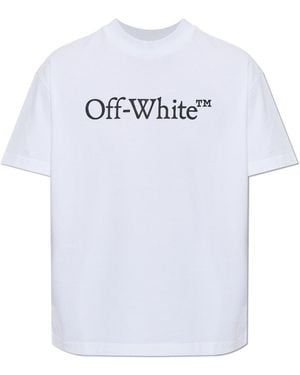 Off-White c/o Virgil Abloh T-Shirt With Printed Logo - White