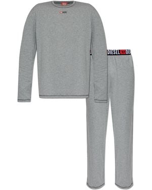 DIESEL Two-Piece Pyjamas "Set-Nolan-D-Core" - Grey