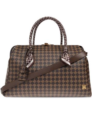 Amiri Leather Hand Bag - Brown