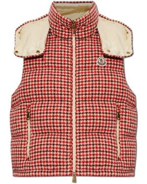 Moncler "Niverolle" Down Vest - Red