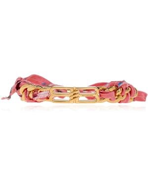 Balenciaga Bracelet With Logo - Pink